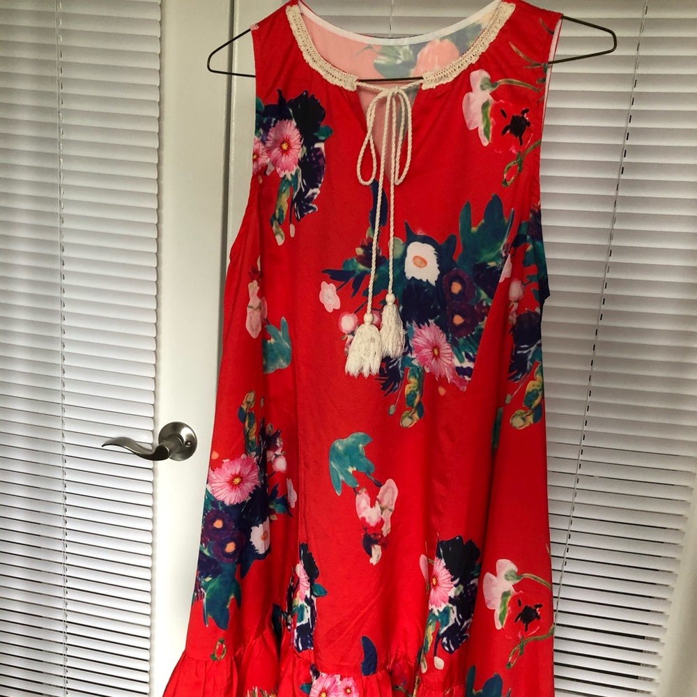 Summer floral dress